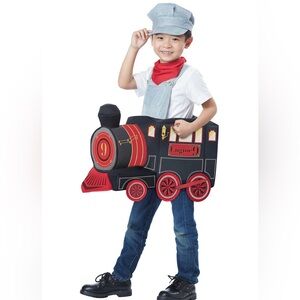 Great condition, California Costumes Train Costume M/L fits 3T to 6